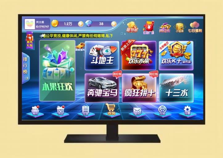【运营版】四网通电玩城棋牌娱乐拉霸游戏组件网盘下载